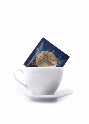Grand thé vert darjeeling à la menthe poivrée bio