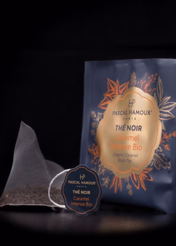 Thé noir caramel intense bio